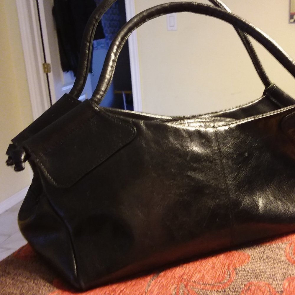 Small Aldo Black Leather double handle handbag